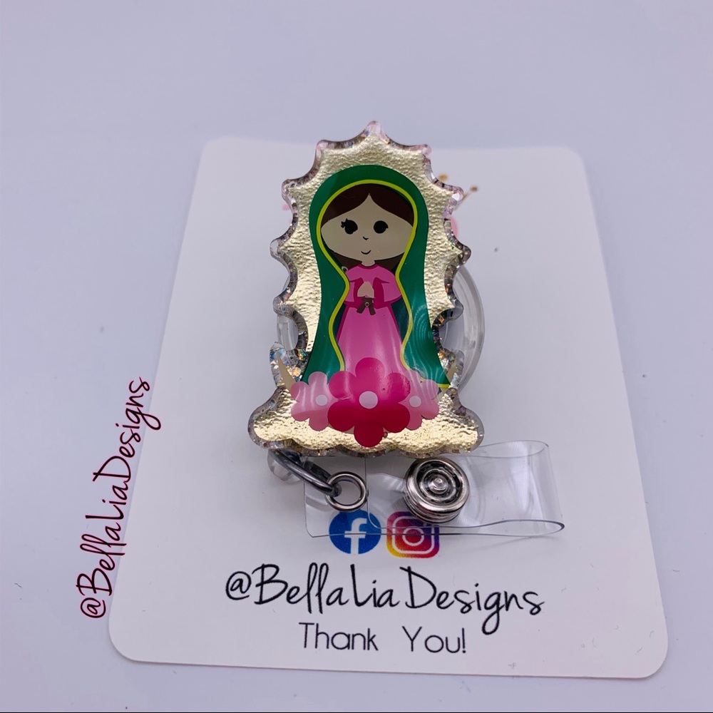 Virgen De Guadalupe Badge Reel